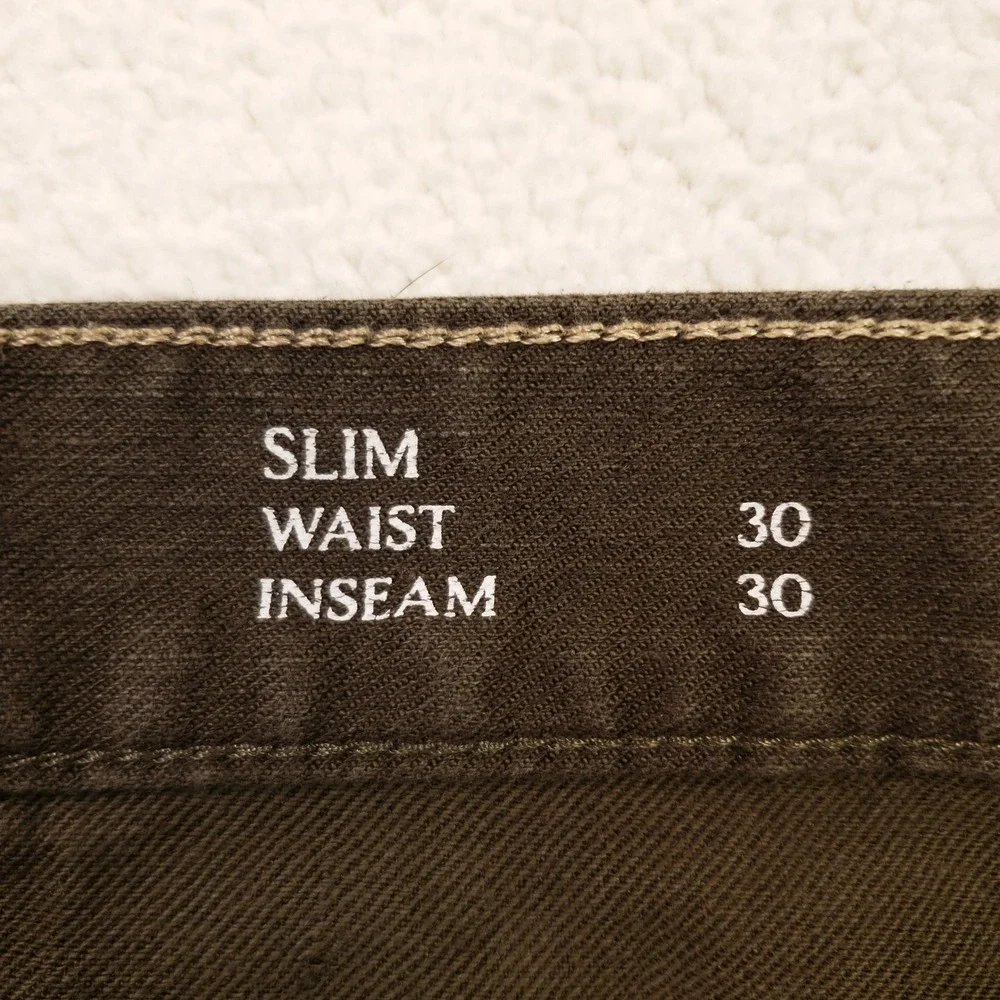 Banana Republic Slim Linen‎ Trousers Mens 30x30 Brown Casual Pants Lightweight